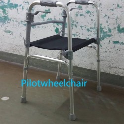 Aluminum walker with seat cloth