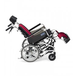 日本MIKI  仰臥式高背輪椅 坐位/靠背角度可調較
