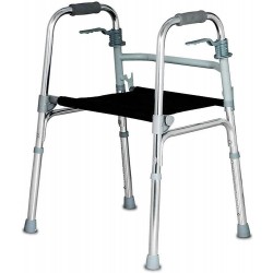 Aluminum walker with seat cloth